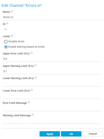 Setting Channel Limits with Delta Values Setting Channel Limits with Delta Values