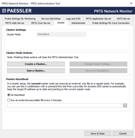Cluster Tab Cluster Tab
