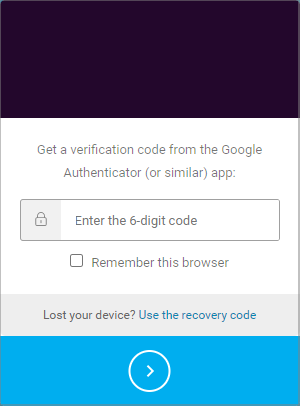 Log In With Multi-Factor Authentication