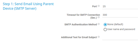 Step 1: Send Email Using Parent Device (SMTP Server) Step 1: Send Email Using Parent Device (SMTP Server)